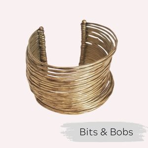 Gold Boho Cuff Bracelet